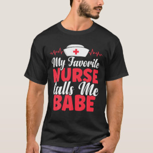 Funny Boyfriend Nurse Zitat Mein Lieblings-Kranken T-Shirt
