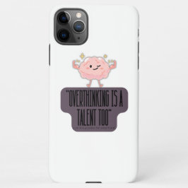 Funny Brain Power Apparel for Overthinkers  iPhone 11Pro Max Hülle