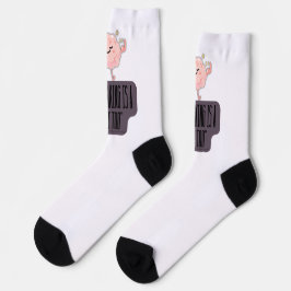 Funny Brain Power Apparel for Overthinkers  Socken