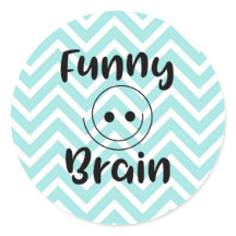 Funny Brain with SmileyFace