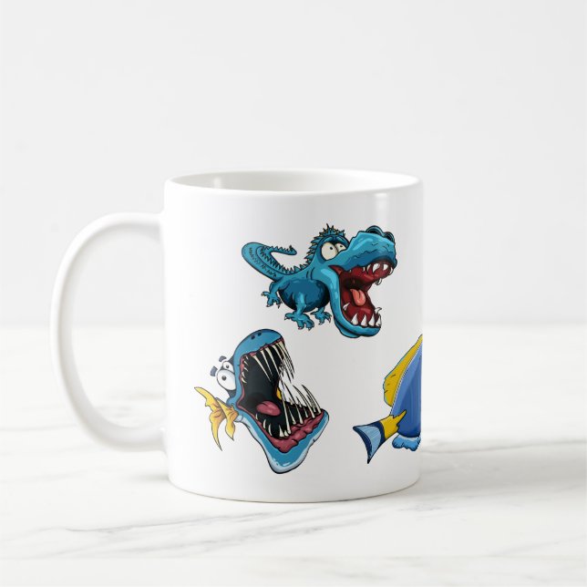 Funny Brave Kid Mug Ocean Fish Tale Cadeau (Gauche)