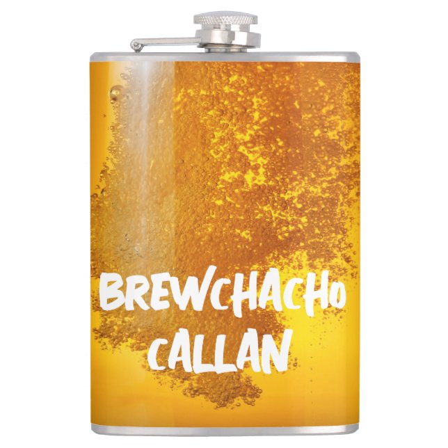 Funny Brewchacho Flachmann (Vorderseite)