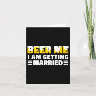 Funny Briand Groom Bachelor Party Karte