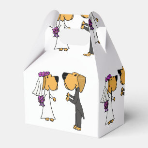Funny Briand Groom Labrador Retriever Art Geschenkschachtel