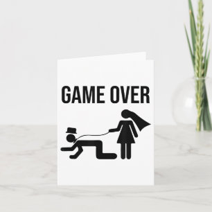 Funny Bride Groom Bachelor Bachelorette Wedding Gr Karte