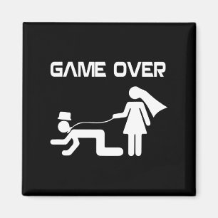 Funny Bride Groom Wedding Bachelor Bachelorette Pa Magnet