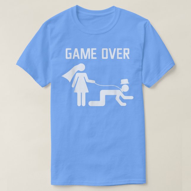 Funny Bride Groom Wedding Bachelor Bachelorette Pa T-Shirt (Design vorne)