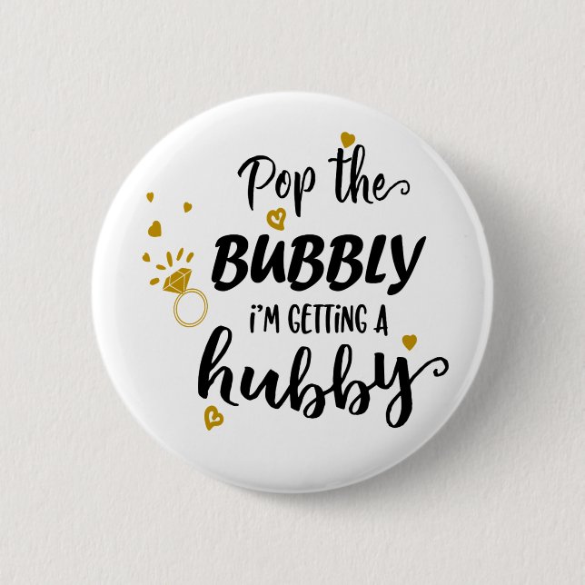 Funny Bride Mrs. Wedding Brautparty Verlobung Button (Vorderseite)