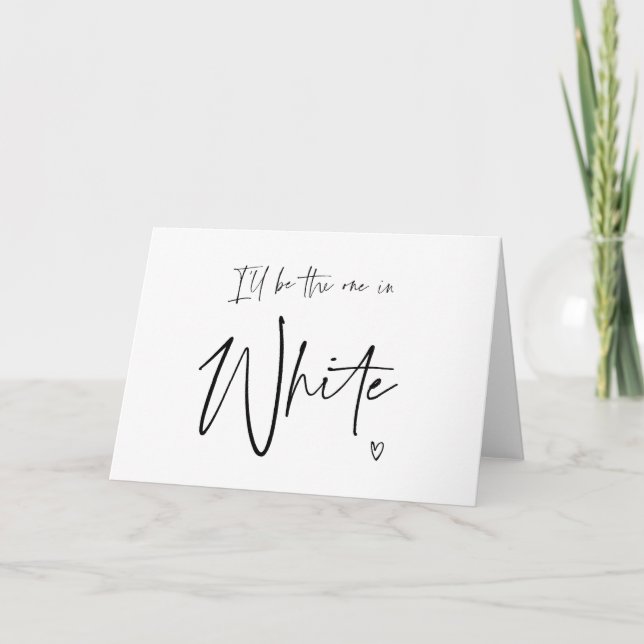 Funny Bride to Groom Gift Wedding Day Card Karte (Vorderseite)