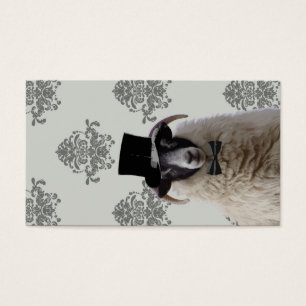 Funny Bridegroep Schafe im oberen Hut