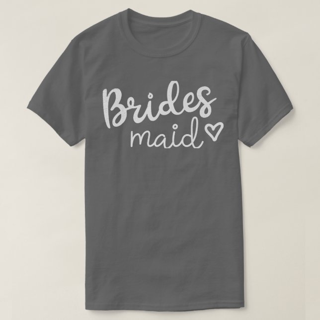 Funny Bridesmaid Bride Junggeselinnen-Abschied T-Shirt (Design vorne)