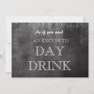 Funny Bridesmaid Vorschlag Day Drink Entschuldigun Einladung