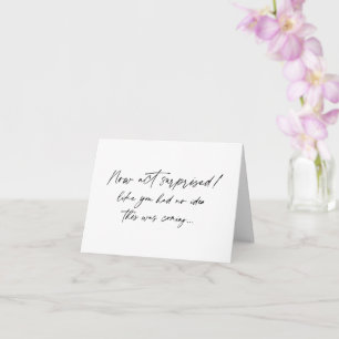 Funny Bridesmaid Vorschlag nun überrascht gehandel Karte