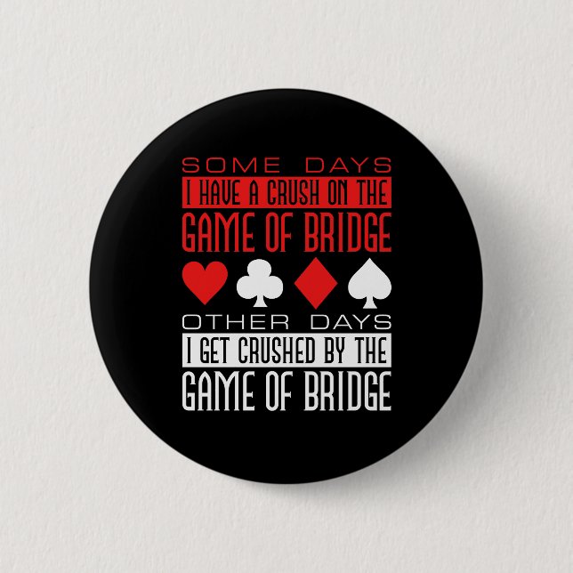 Funny Bridge Player vom Spiel zerstört Button (Vorderseite)