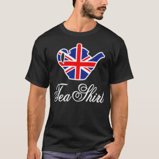 Funny British Tea UK Teekanne Gewerkschaft Flag Te T-Shirt