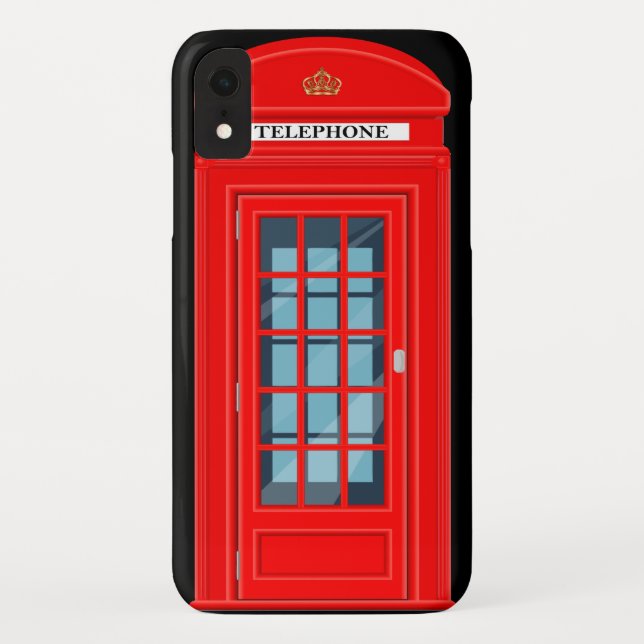 Funny British UK Phone Booth Case-Mate iPhone Hülle (Rückseite)