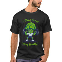Funny Broccoli Gym - Heavy Eating Healthy