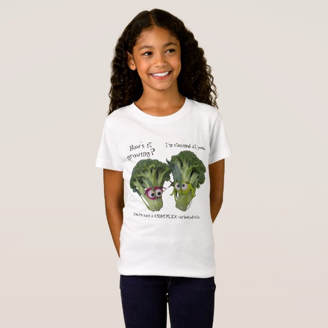 Funny Broccoli Talk T-Shirt (Vorne ganz)