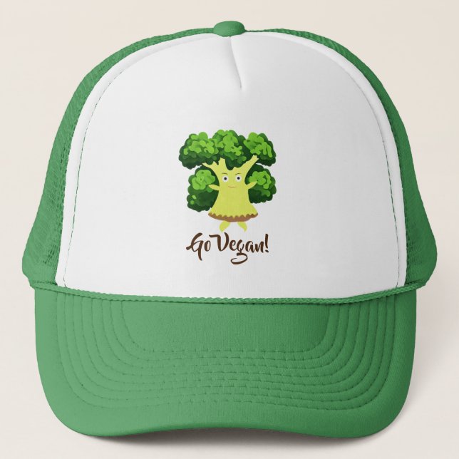 Funny broccoli truckerkappe (Vorderseite)