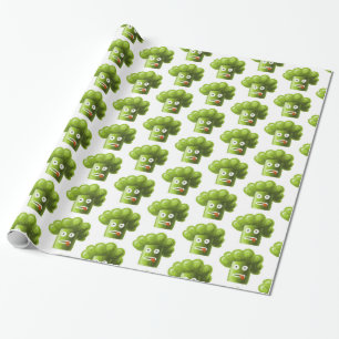 Funny Broccoli Vegetarian Pattern Geschenkpapier