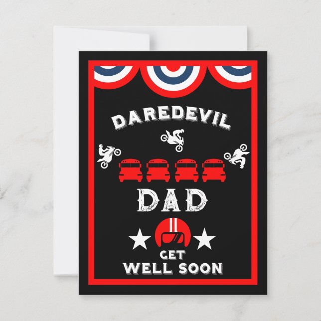 Funny Broken Leg wird gut Karte (Vorderseite)