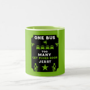 Funny Broken Leg wird gut Zweifarbige Tasse
