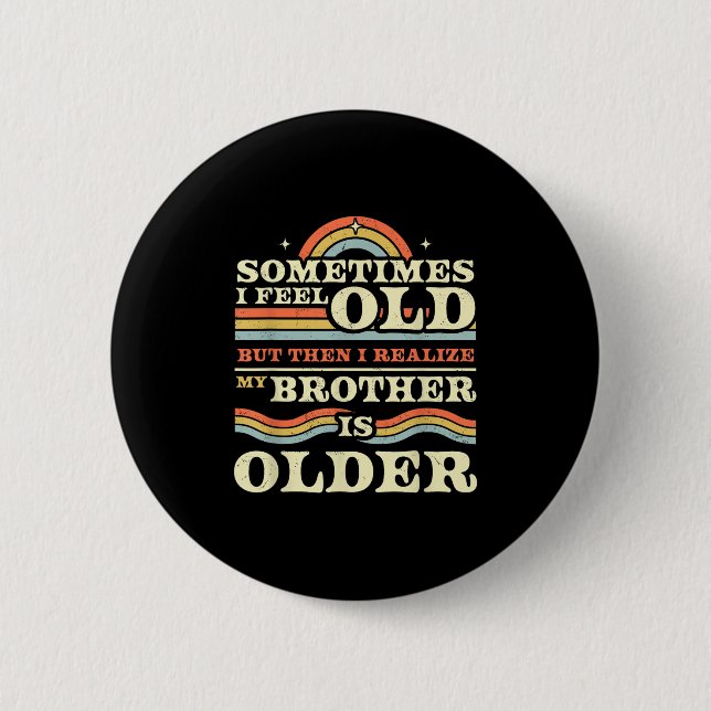 Funny Brother & amp; Schwester, Sibling T-Shirts & Button (Vorderseite)