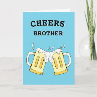 Funny Brother Birthday Card Karte