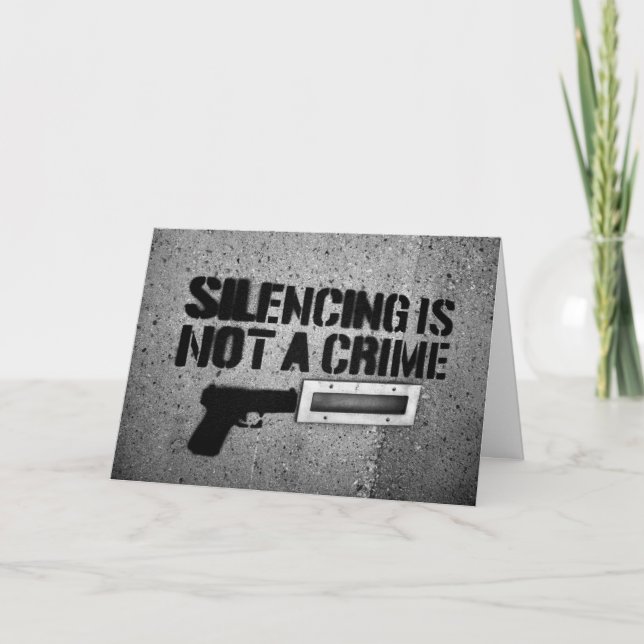 Funny Brother Gun Birthday Card Spaß Karte (Vorderseite)