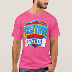 Funny Brother Patrol Hund Mama, Vater für Männer F T-Shirt