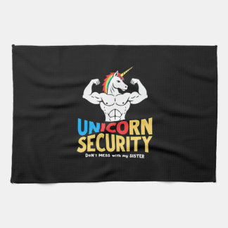 Funny Brother Unicorn Security Dont Mess With My S Geschirrtuch
