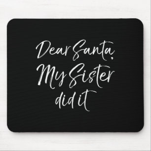 Funny Brother Weihnachtsangebot Liebe Weihnachten, Mousepad