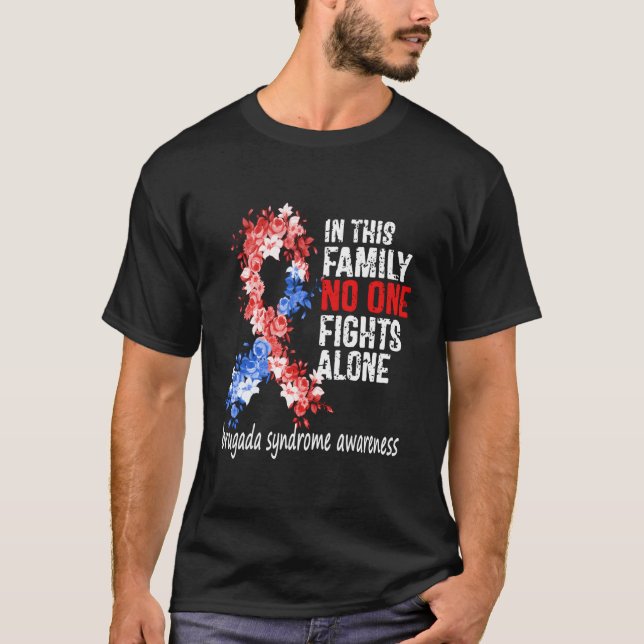 Funny Brugada Syndrome Awareness T-Shirt (Vorderseite)