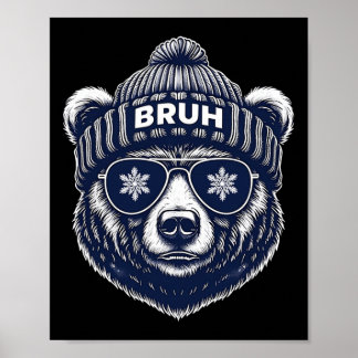 Funny Bruh - Weihnachten Poster