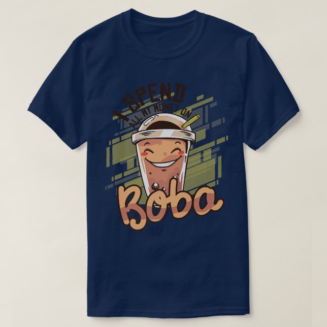 Funny Bubble Tea Boba Tea 932 T-Shirt (Design vorne)