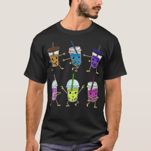 Funny Bubble Tea Men Bubble Teegeschenk Kinder Bob T-Shirt