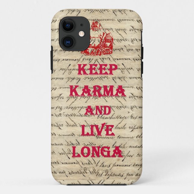 Funny Buddha Sprichwort Case-Mate iPhone Hülle (Rückseite)