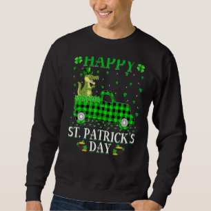Funny Buffalo Kariert Green Truck Alligator St. Pa Sweatshirt