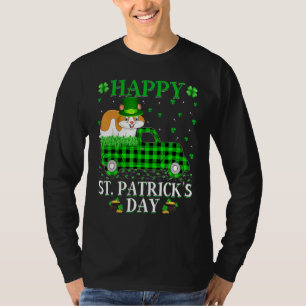 Funny Buffalo Kariert Green Truck Hamster St. Patr T-Shirt