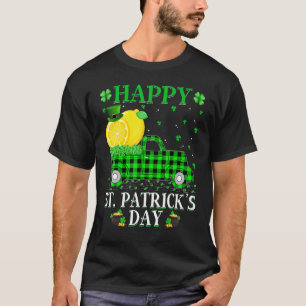 Funny Buffalo Kariert Green Truck Lemon Fruit St P T-Shirt