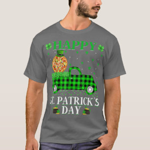 Funny Buffalo Kariert Green Truck Pizza St T-Shirt