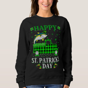 Funny Buffalo Kariert Green Truck Thunfisch St Pat Sweatshirt