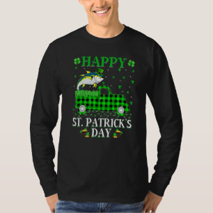 Funny Buffalo Kariert Green Truck Thunfisch St Pat T-Shirt