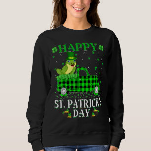 Funny Buffalo Kariert Green Truck Tree Frosch St P Sweatshirt