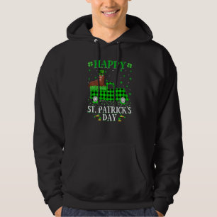 Funny Buffalo Kariert Green Truck Walrus St Patric Hoodie