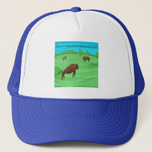 Funny Buffalo Springfield für was es wert ist Comi Truckerkappe (Vorderseite)