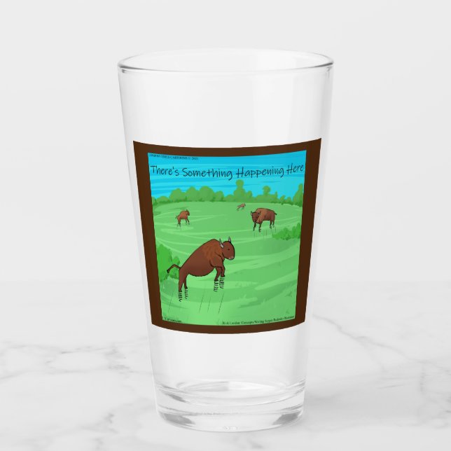Funny Buffalo Springfield für was es wert ist Glas (Vorderseite)