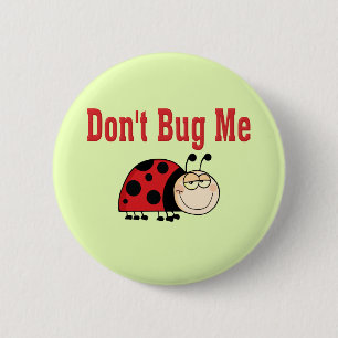 Funny Bug Me Ladybug nicht Button