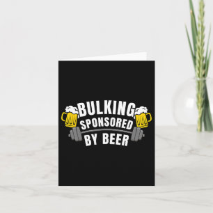 Funny Bulking gesponsert Karte