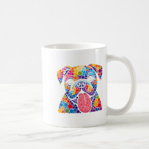 Funny Bulldog Dog Lovers Polka Dot Happy Dot Day G Kaffeetasse